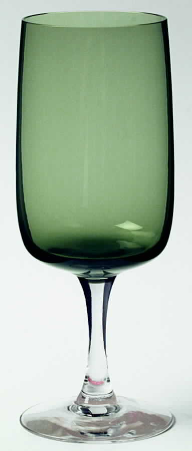 Glamour Green Water Goblet by Fostoria-1