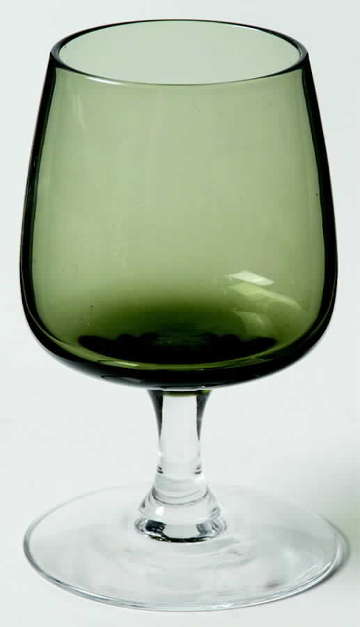 Glamour Green Brandy Glass by Fostoria-1