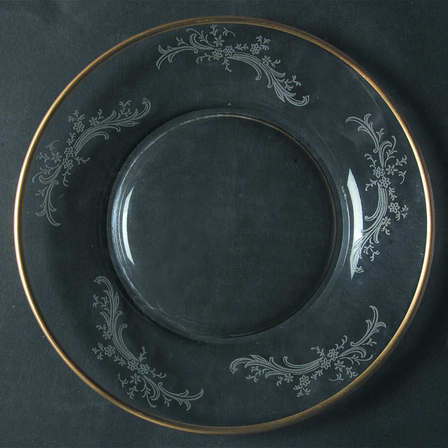 Golden Lace 7" Salad Plate by Fostoria-1