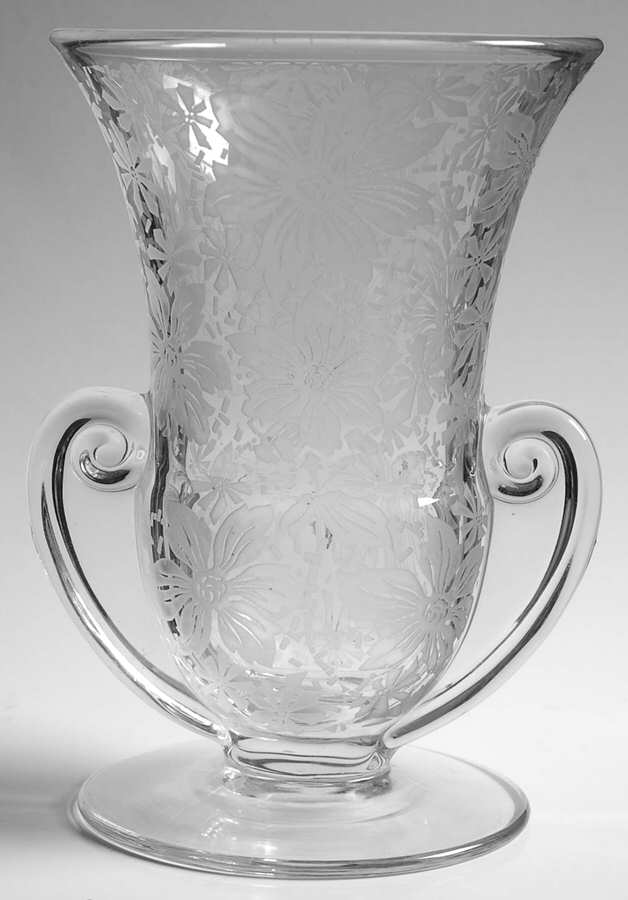 Gold Lace 7" Flower Vase by Fostoria-1