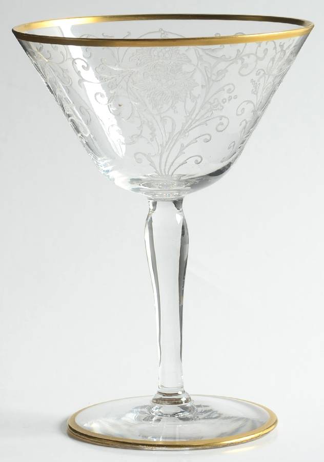 Goldwood Champagne/Tall Sherbet by Fostoria-1