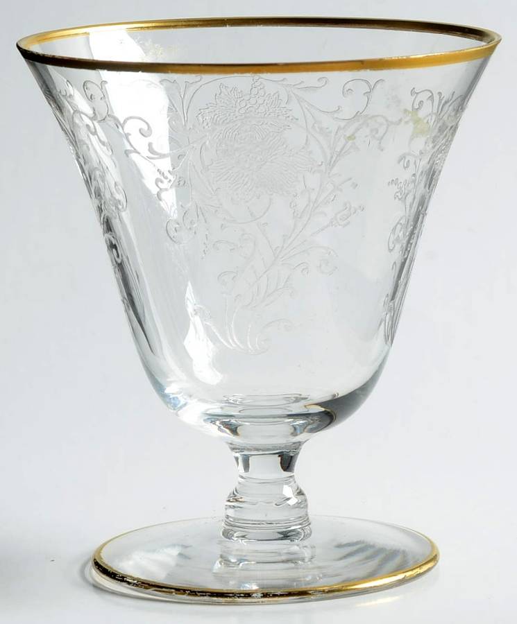 Goldwood Oyster or Fruit Cocktail by Fostoria-1