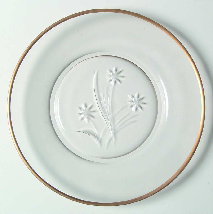 Golden Love 7" Salad Plate by Fostoria-1