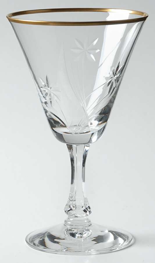 Golden Love Wine Glass by Fostoria-1