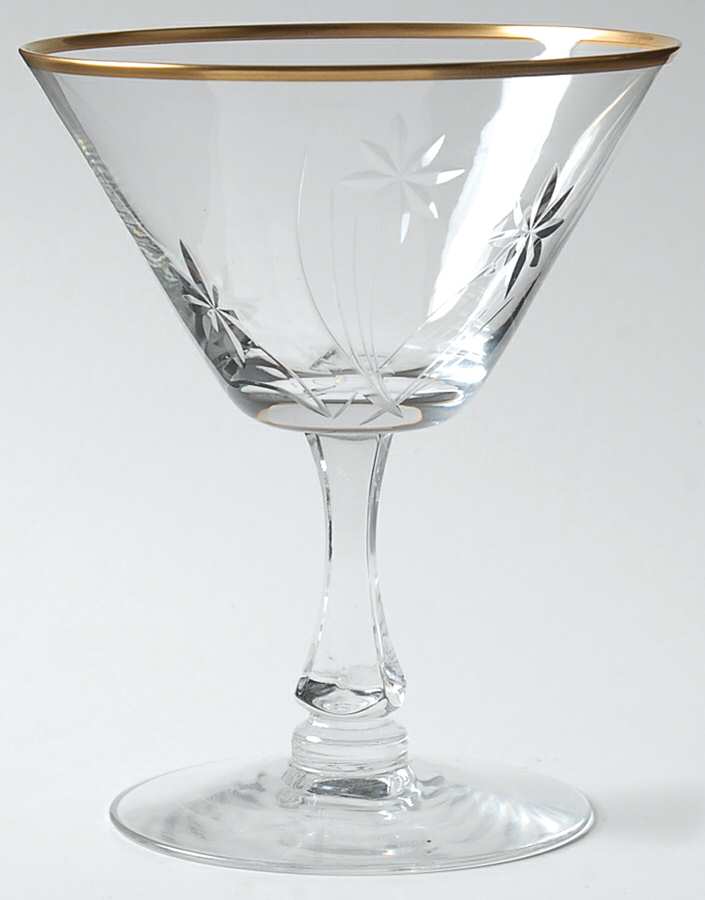 Golden Love Champagne/Tall Sherbet by Fostoria-1