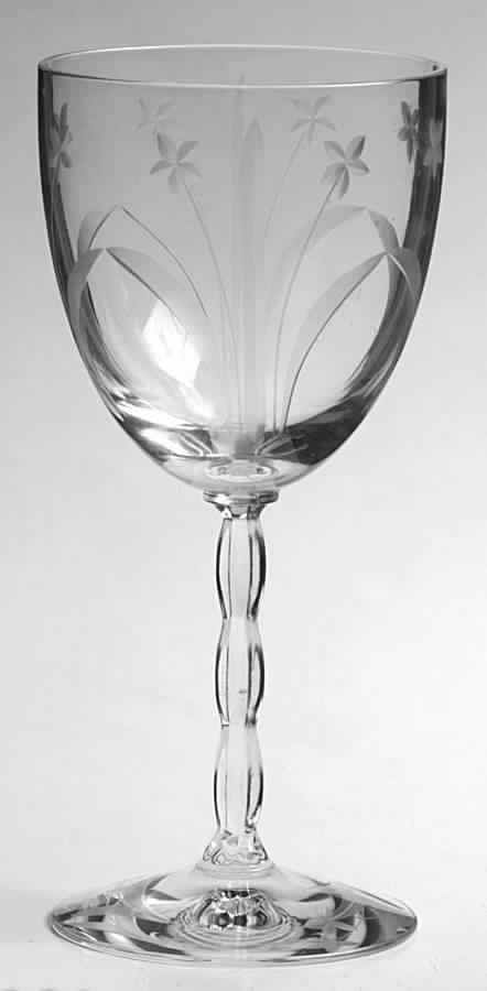 Gossamer (Stem 6012, Cut 746) Water Goblet by Fostoria-1