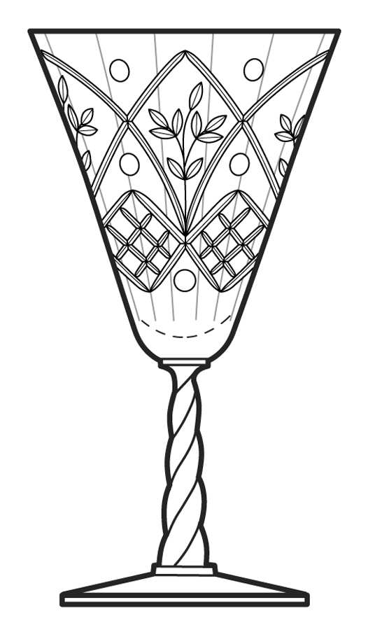 Gothic Water Goblet by Fostoria-1