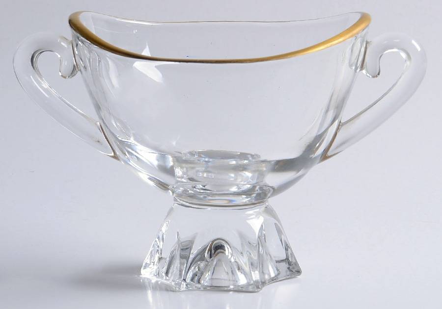Gourmet (Gold Trim) Open Sugar by Fostoria-1