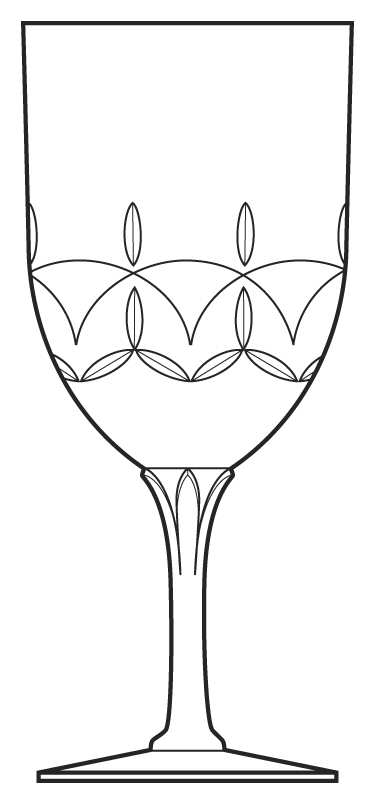 Granada Water Goblet by Fostoria-1