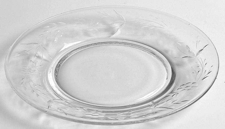 Greenfield Clear (Thin, Cut) 7" Salad Plate by Fostoria-1