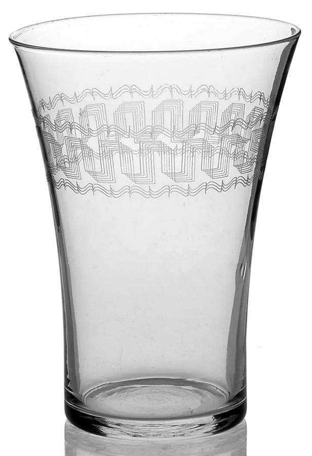 Greek (Etch 45, Stem 880) 8 Oz Flat Tumbler by Fostoria-1