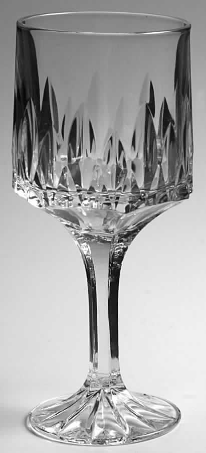 Greenfield Clear (Heavy Lead) Water Goblet by Fostoria-1