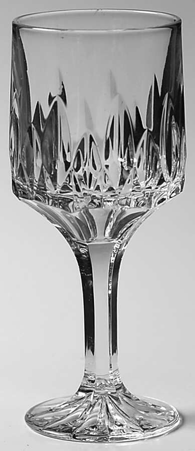 Greenfield Clear (Heavy Lead) Wine Glass by Fostoria-1