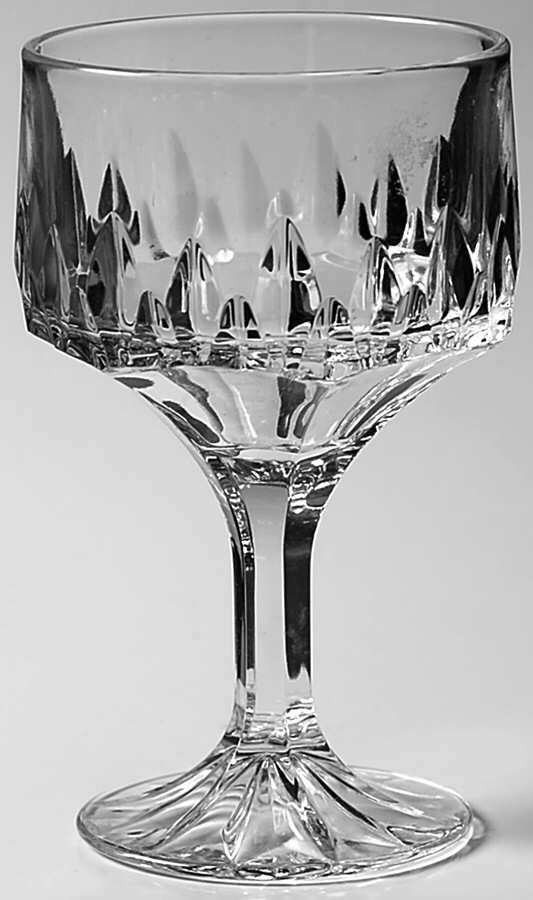 Greenfield Clear (Heavy Lead) Champagne/Tall Sherbet by Fostoria-1