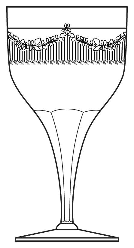 Grille Water Goblet by Fostoria-1