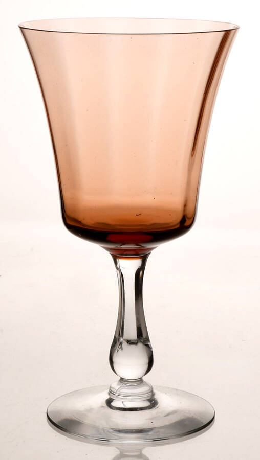 Harvest Rust Water Goblet by Fostoria-1