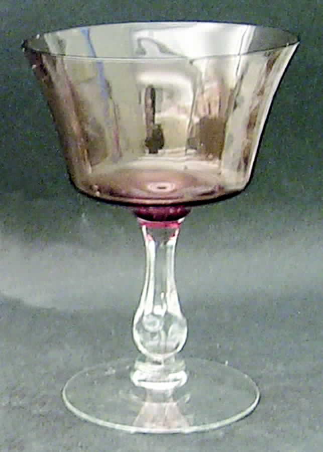 Harvest Rust Champagne/Tall Sherbet by Fostoria-1