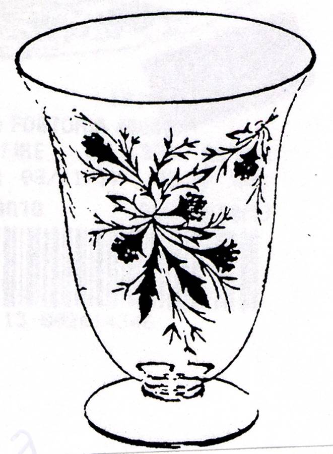 Heather 6" Flared Vase by Fostoria-1