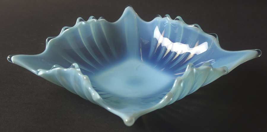 Heirloom Blue 8" Star Bowl by Fostoria-1