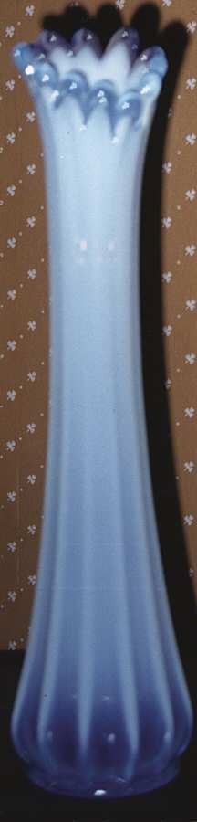 Heirloom Blue 11" Flower Vase by Fostoria-1