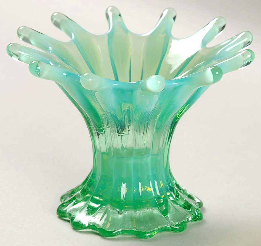 Heirloom Green 3" Candleholder by Fostoria-1