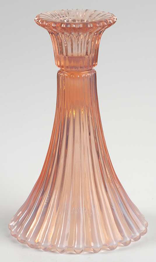 Heirloom Pink 6" Candleholder Vase by Fostoria-1