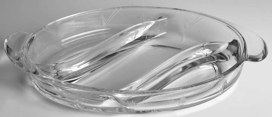 Heraldry 12" Oval 3 Part Celery/Relish by Fostoria-1