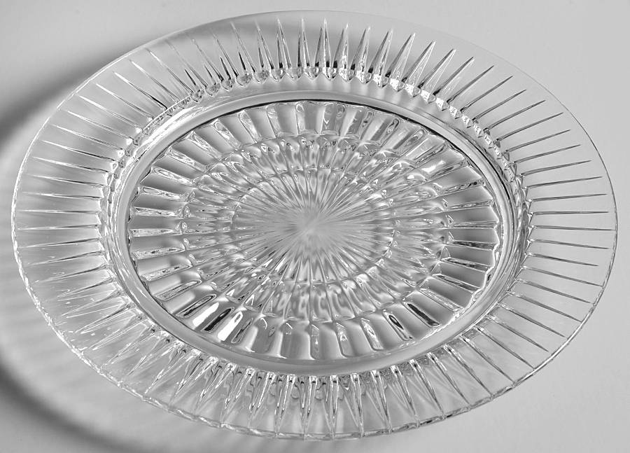 Heritage Clear Luncheon Plate by Fostoria-1