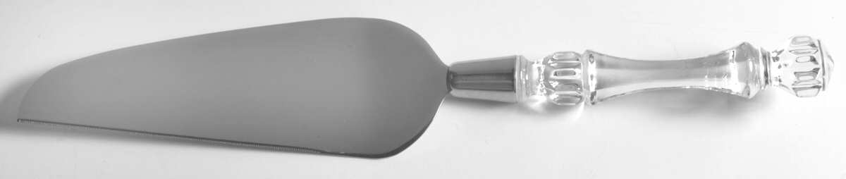 Heritage Clear Pie/Cake Server with Stainless Blade by Fostoria-1