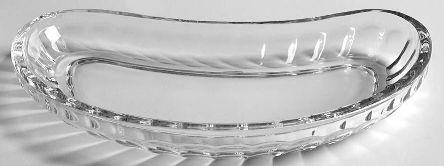 Hermitage Clear Crescent Salad Plate by Fostoria-1