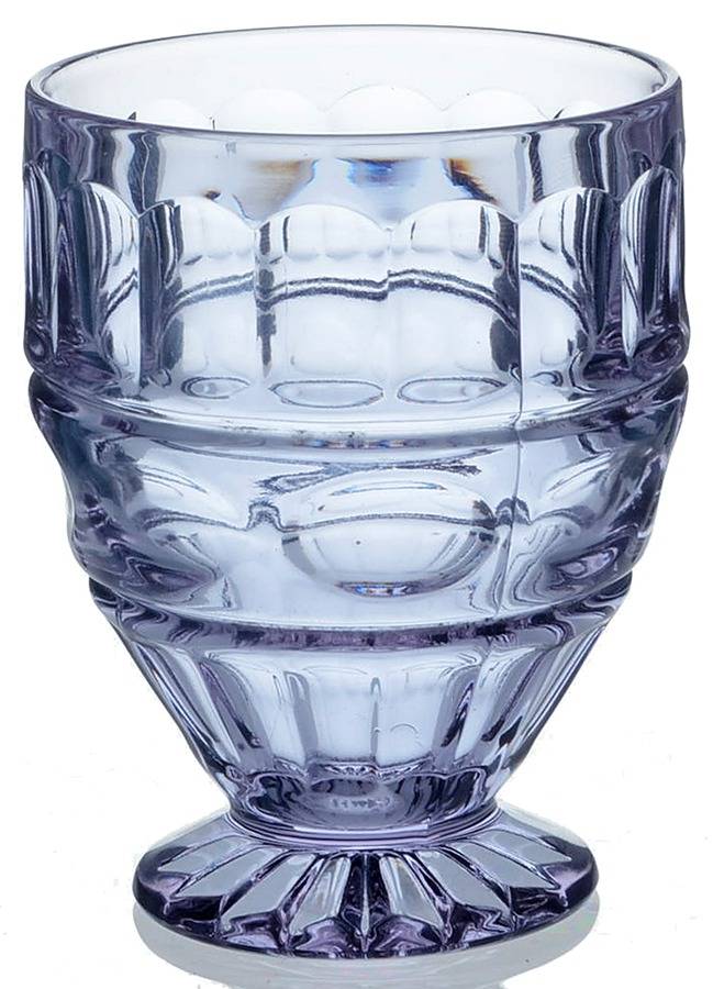 Hermitage Azure (Light Blue) 9 Oz Footed Tumbler by Fostoria-1