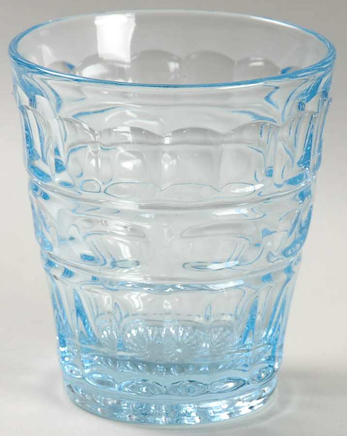 Hermitage Azure (Light Blue) Old Fashioned by Fostoria-1