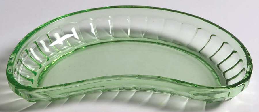 Hermitage Green Crescent Salad Plate by Fostoria-1