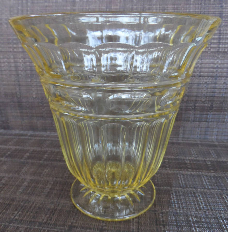 Hermitage Topaz 6" Flower Vase by Fostoria-1