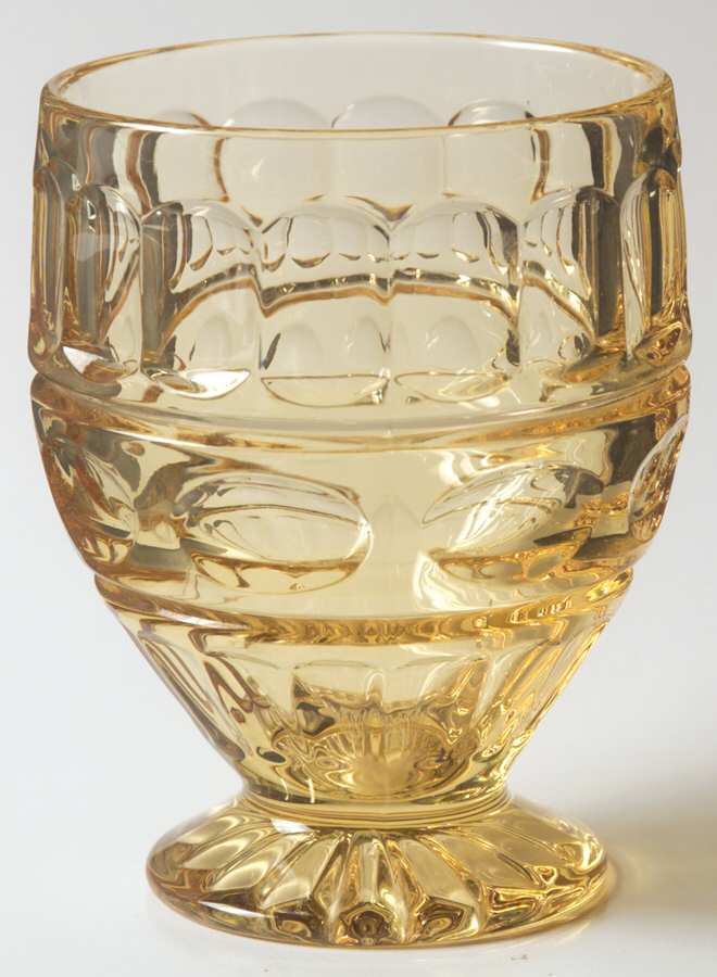 Hermitage Topaz Footed Tumbler by Fostoria-1