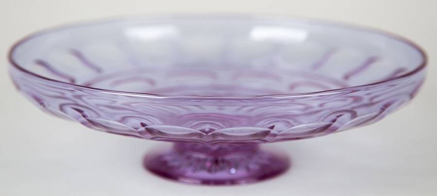 Hermitage Wisteria Footed Bowl by Fostoria-1