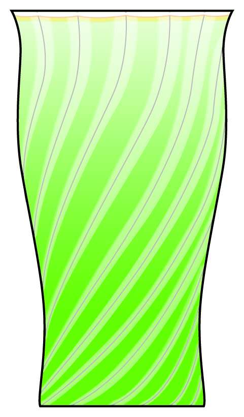 Homespun Moss Green Highball Glass by Fostoria-1