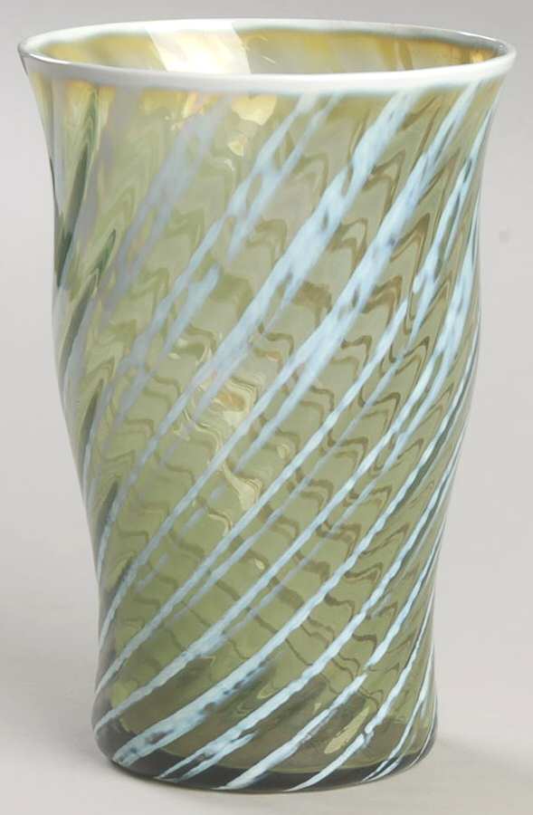 Homespun Moss Green Water/Scotch/Soda by Fostoria-1