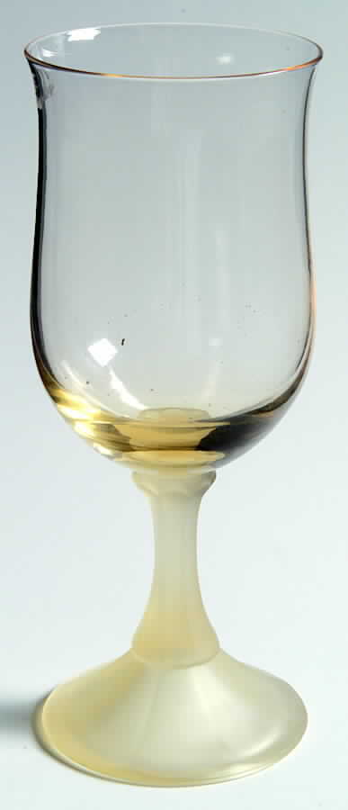 Icicle Yellow Wine Glass by Fostoria-1