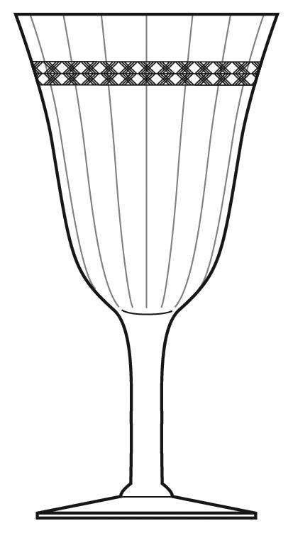 Irish Lace Water Goblet by Fostoria-1