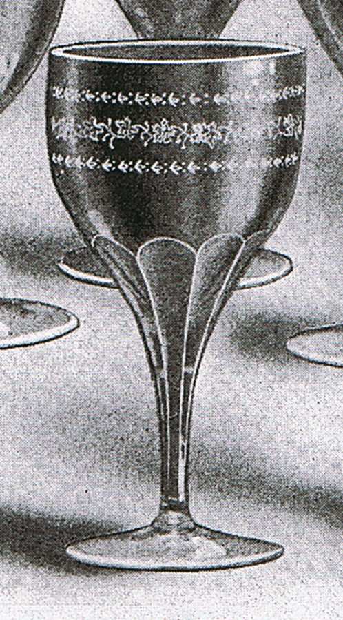 Ivy Water Goblet by Fostoria-1