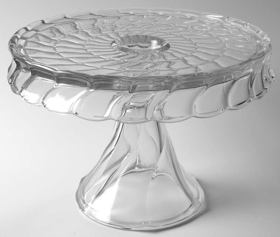 Jamestown Clear Round Cake Stand by Fostoria-1