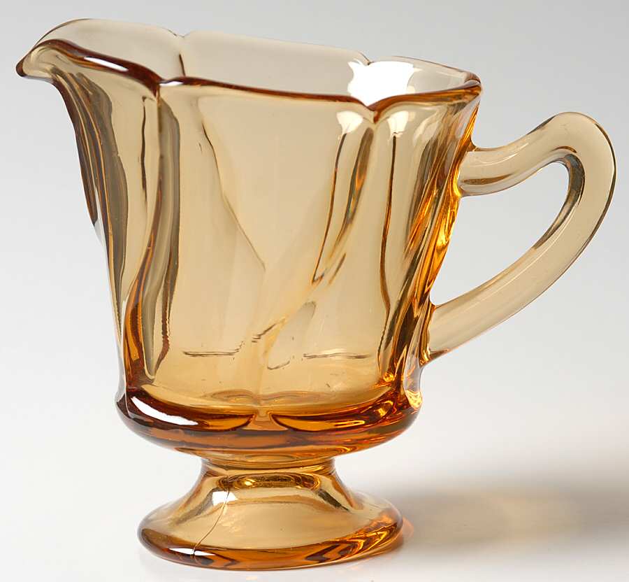 Jamestown Amber Creamer by Fostoria-1