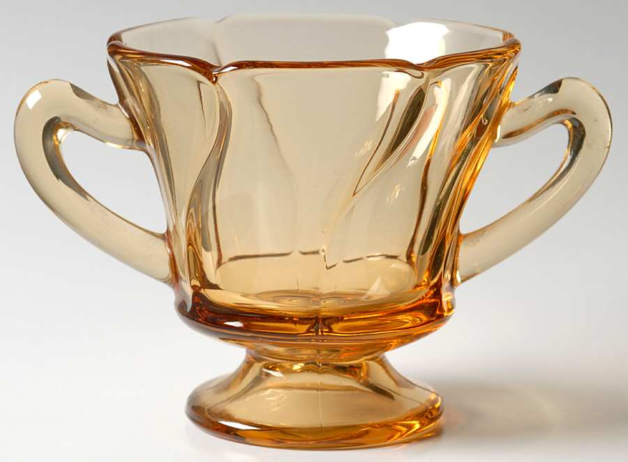 Jamestown Amber Open Sugar by Fostoria-1