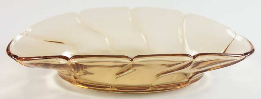 Jamestown Amber 9" Oval Celery by Fostoria-1