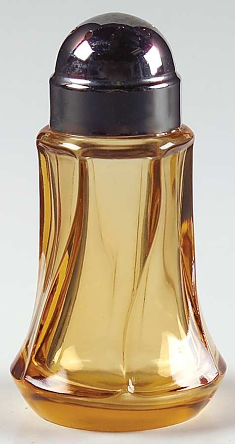 Jamestown Amber Shaker with Metal Lid by Fostoria-1