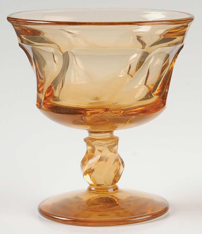 Jamestown Amber Champagne/Tall Sherbet by Fostoria-1