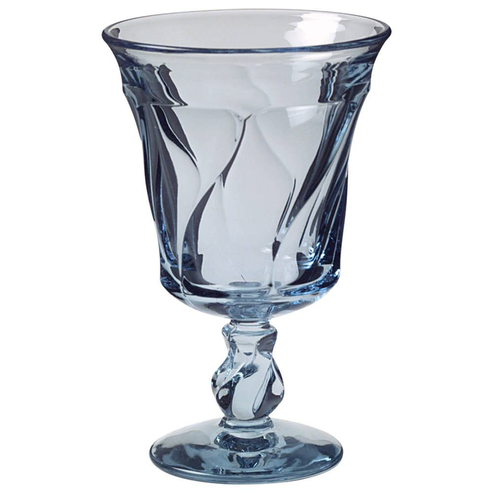 Jamestown Blue Water Goblet by Fostoria-1