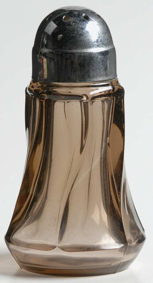 Jamestown Brown Shaker with Metal Lid by Fostoria-1