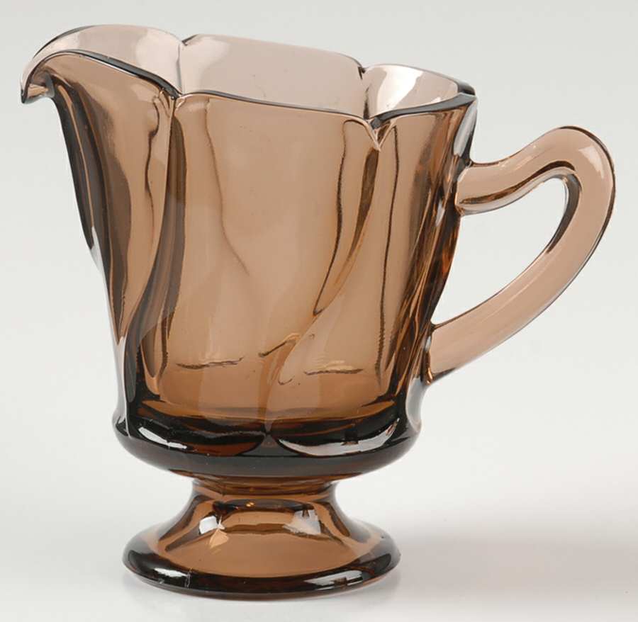 Jamestown Brown Creamer by Fostoria-1